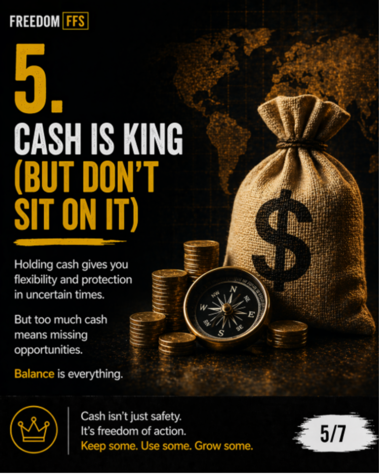 Cash is king (but don't sit on it)