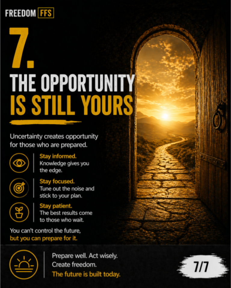The opportunity is still yours
